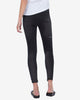 SKINNY AND HIGH JEAN - WASHED BLACK
