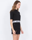 DEAD BAND CROP TEE - BLACK
