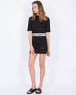 DEAD BAND CROP TEE - BLACK