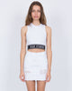 DEAD BAND CROP MUSCLE - WHITE