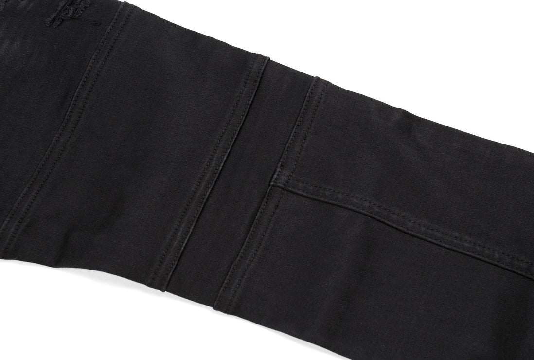001 Destroy jean Black