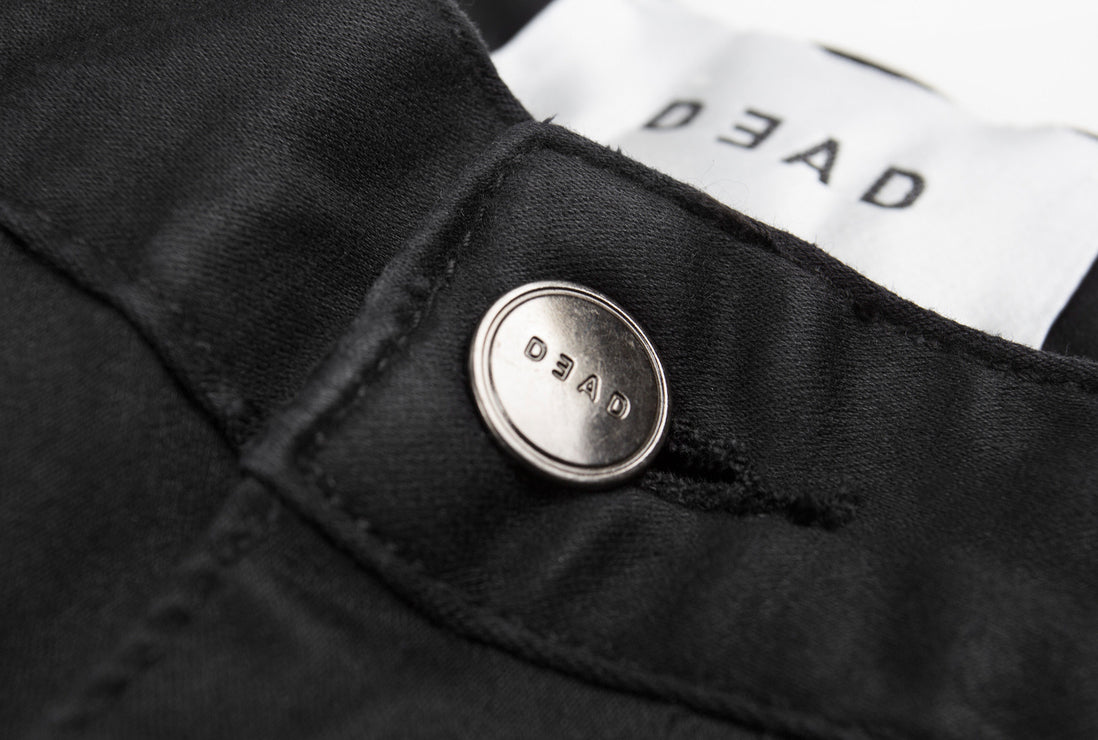 001 Destroy jean Black