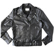 LEATHER BIKER JACKET