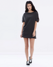 CUT OUT TEE DRESS - OLIVE