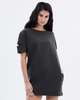 CUT OUT TEE DRESS - OLIVE