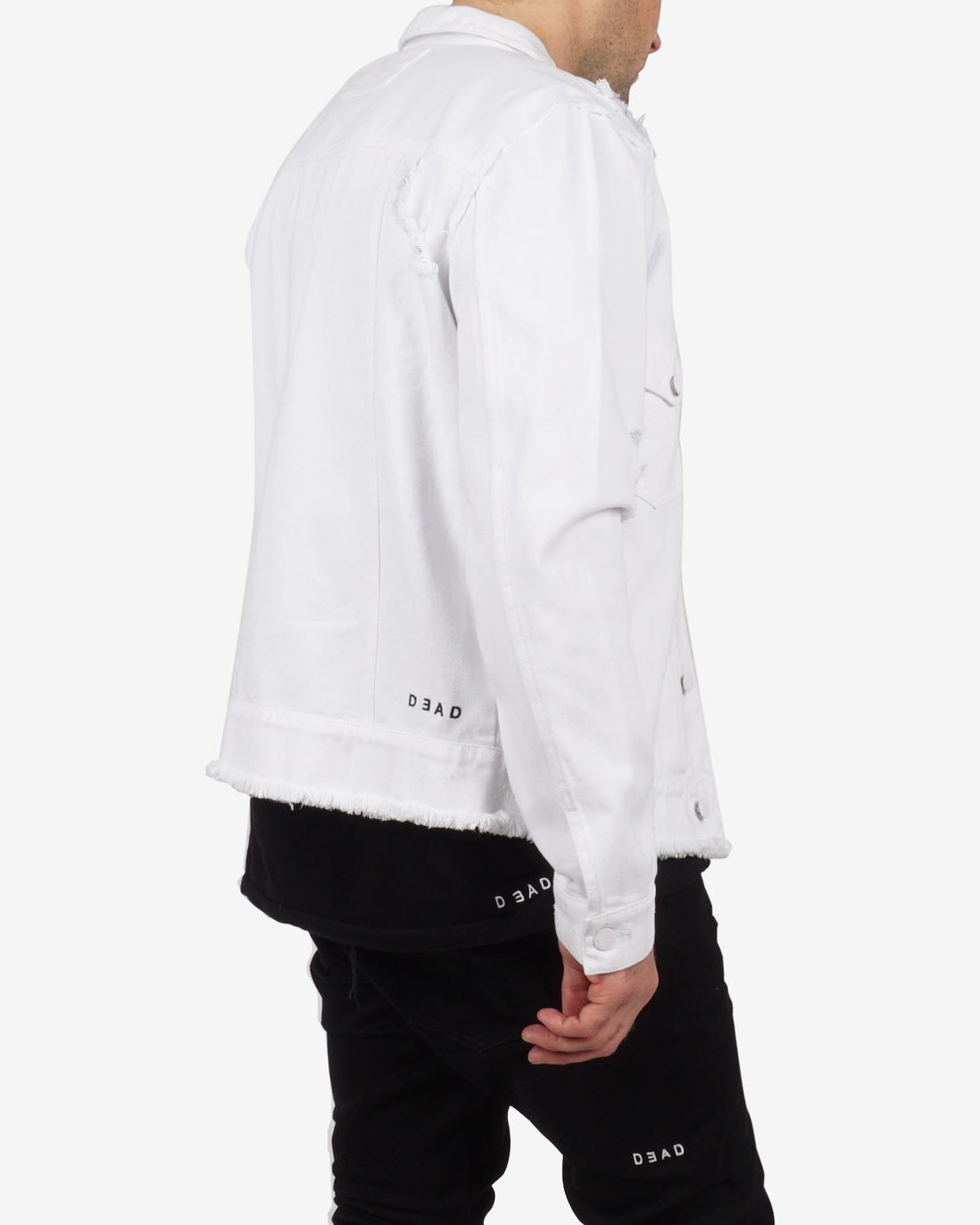 WHITE OUT DENIM JACKET