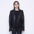LEATHER BIKER JACKET