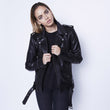 LEATHER BIKER JACKET
