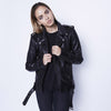 LEATHER BIKER JACKET