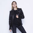 LEATHER BIKER JACKET