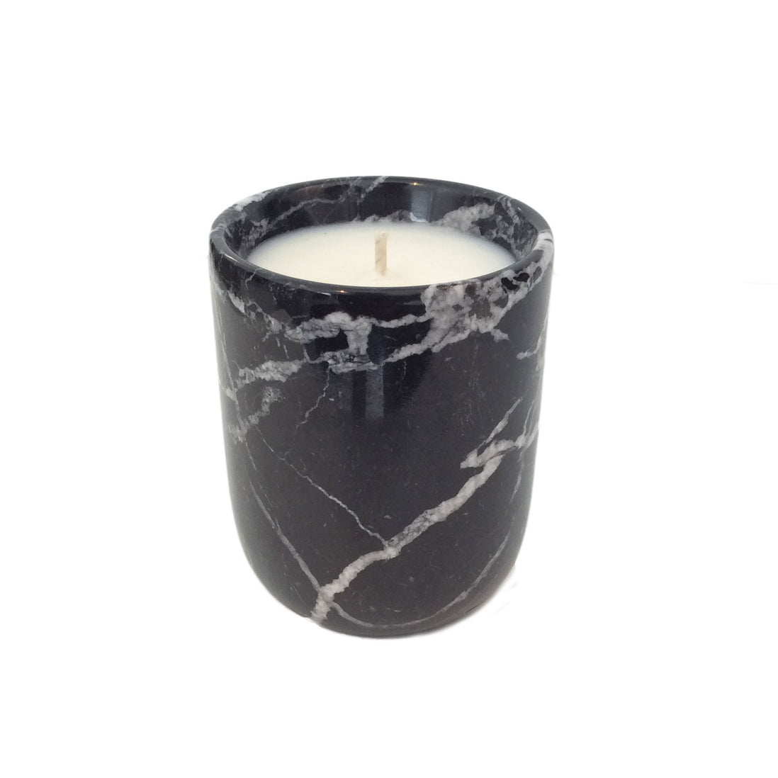 Black Marble Candle - Vanilla