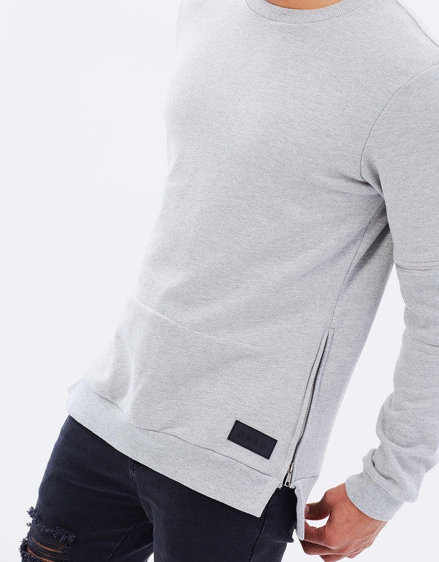 MINIMAL ZIP CREW